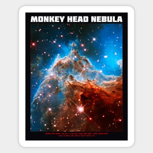 Monkey Head Nebula #2 Sticker